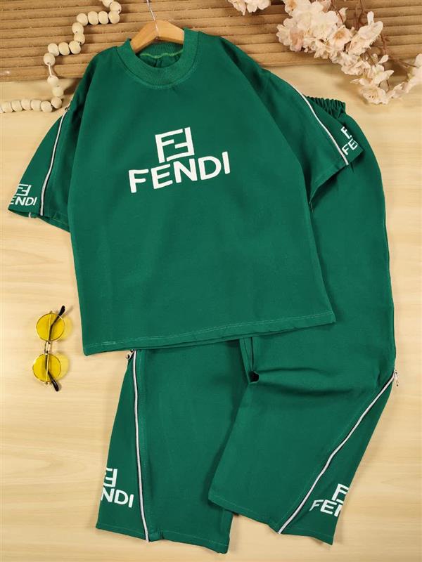 تیشرت شلوار fendi رنگی