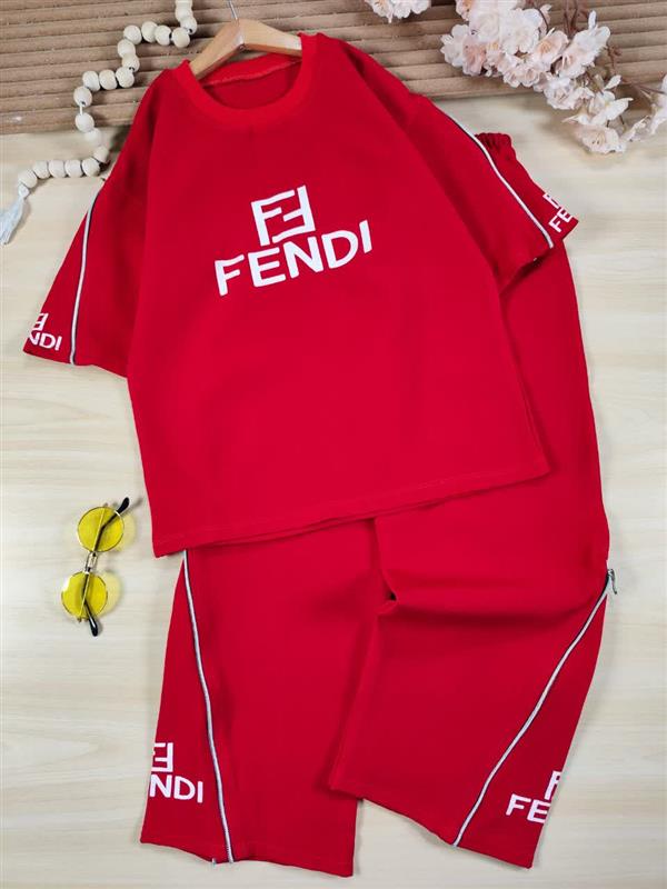 تیشرت شلوار fendi رنگی