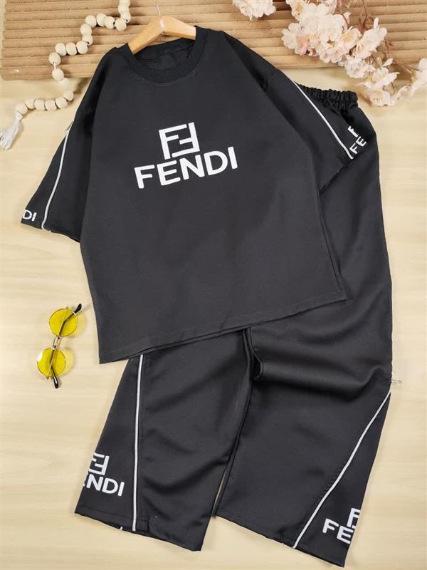 تیشرت شلوار fendi رنگی