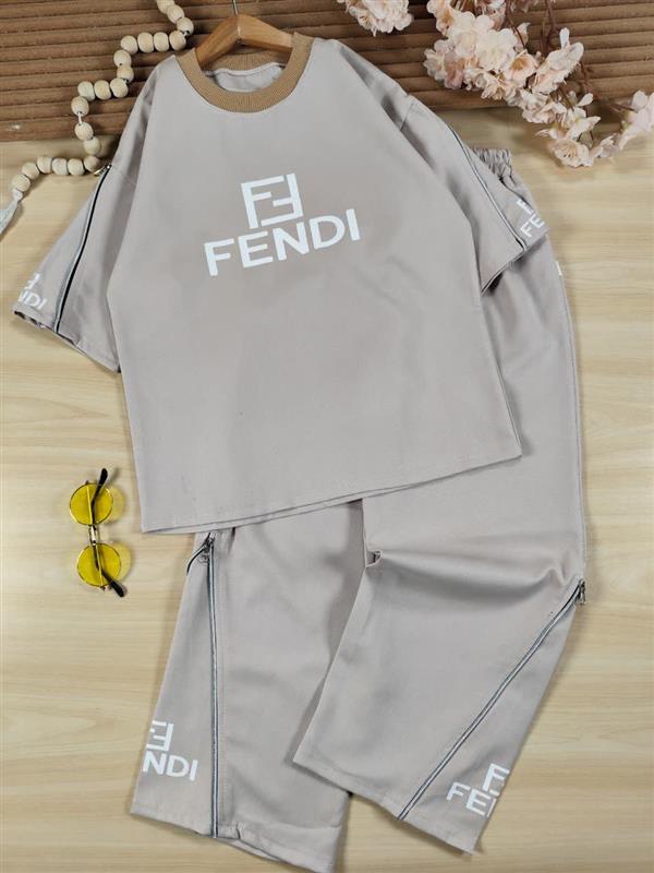تیشرت شلوار fendi رنگی