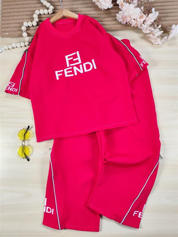 تیشرت شلوار fendi رنگی