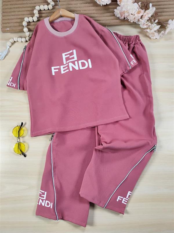 تیشرت شلوار fendi رنگی