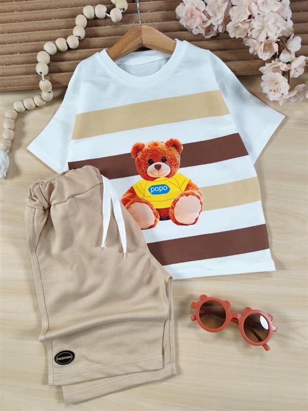 تیشرت شلوارک خرس Popo