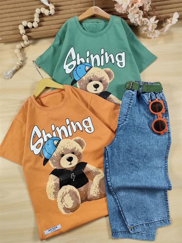 تیشرت شلوارک تدی Shining