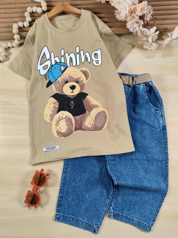 تیشرت شلوارک تدی Shining