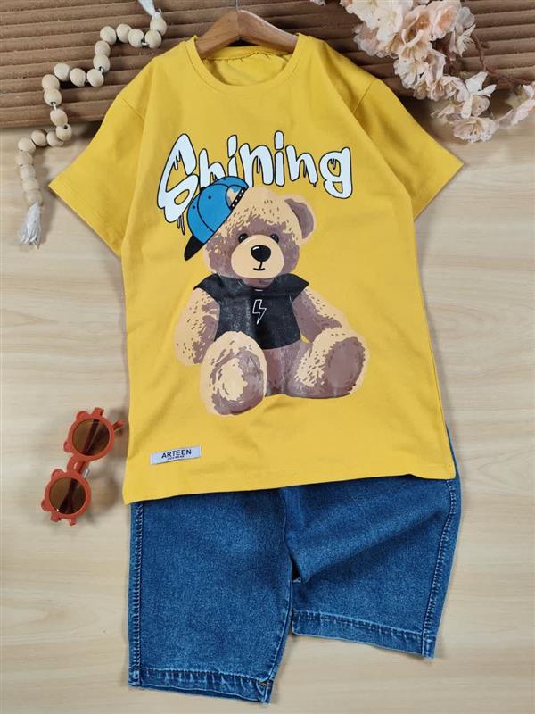 تیشرت شلوارک تدی Shining