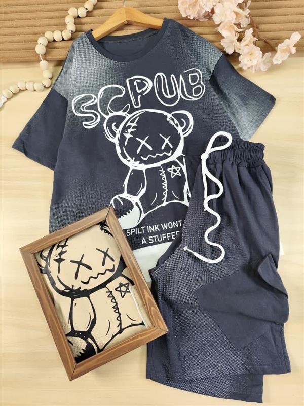 تیشرت شلوارک تدی Scpub 