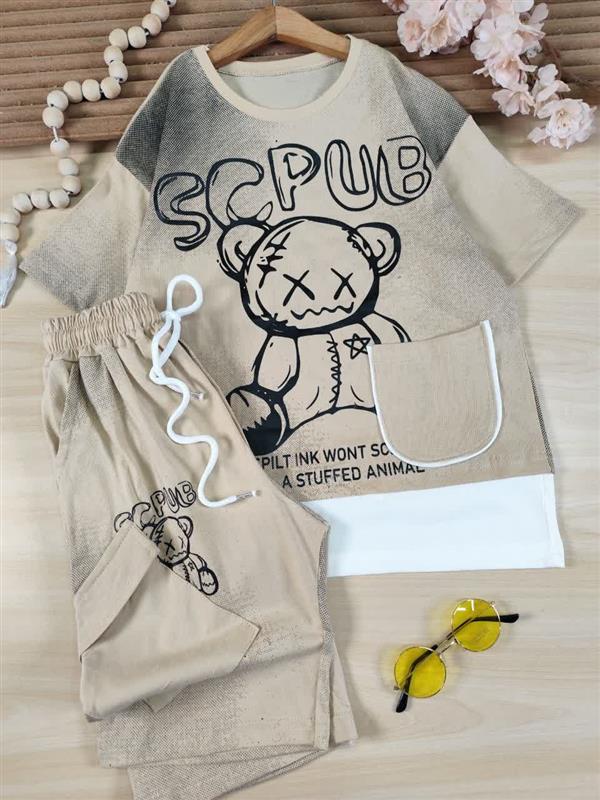 تیشرت شلوارک تدی Scpub 