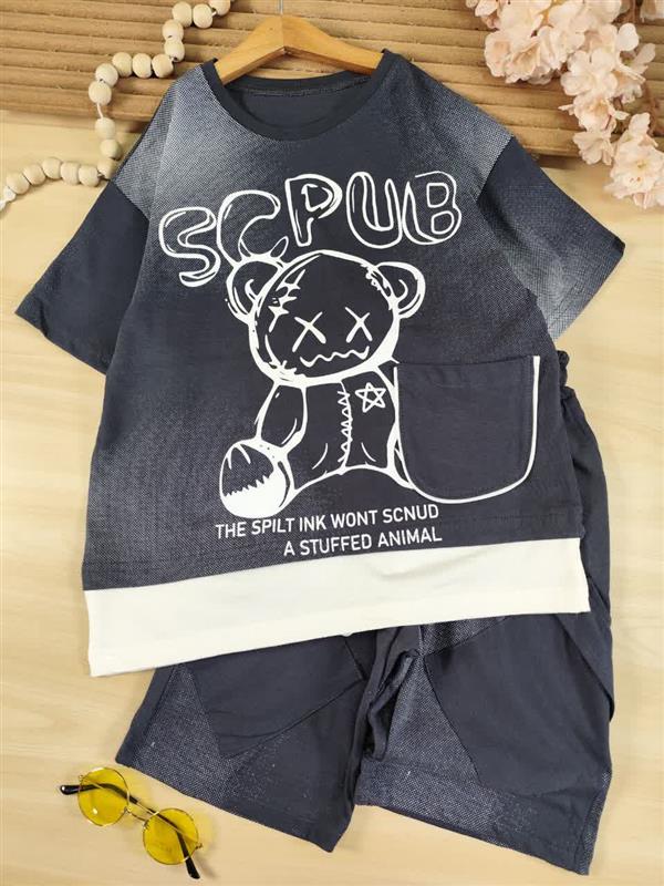 تیشرت شلوارک تدی Scpub 