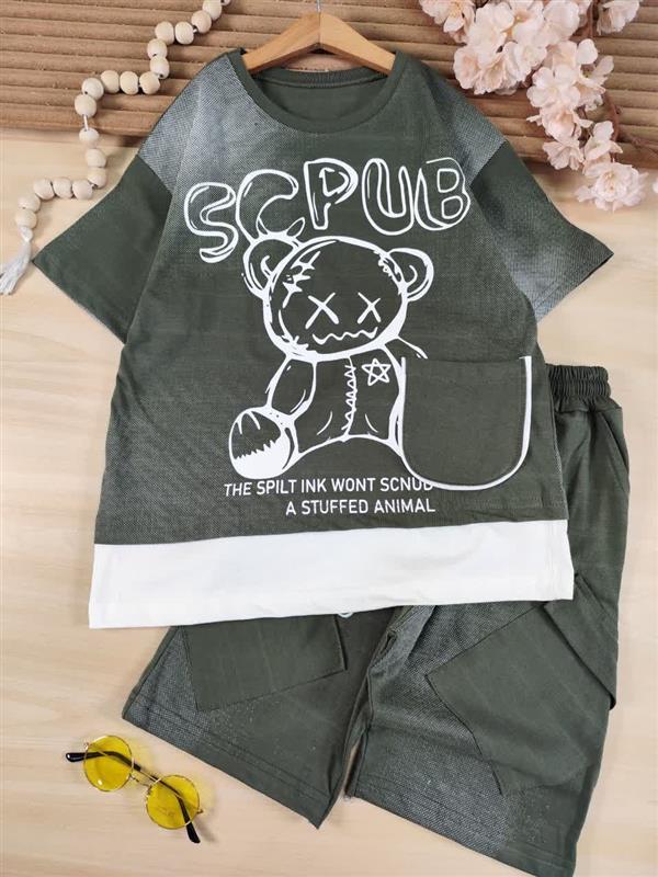 تیشرت شلوارک تدی Scpub 