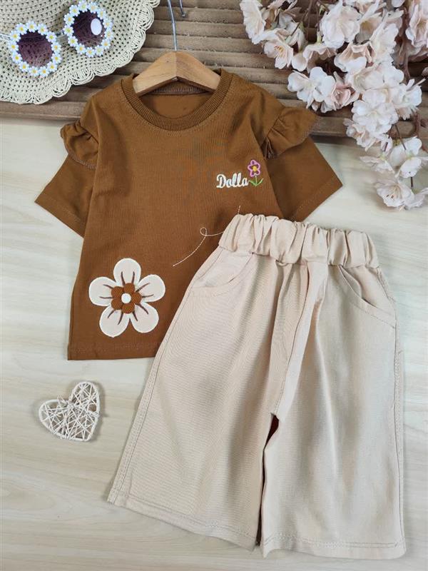 کراپ شلوارک گلدوزی dolls