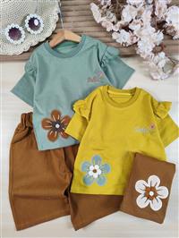 کراپ شلوارک گلدوزی dolls