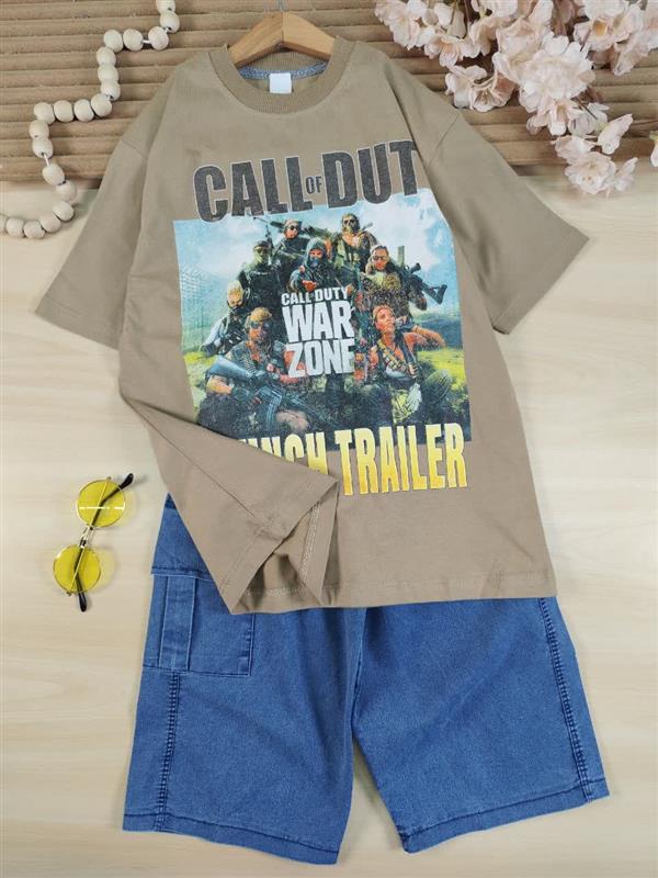 تیشرت شلوارک call of