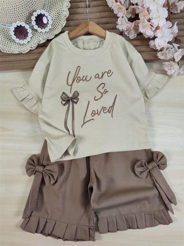 کراپ شلوارک loved