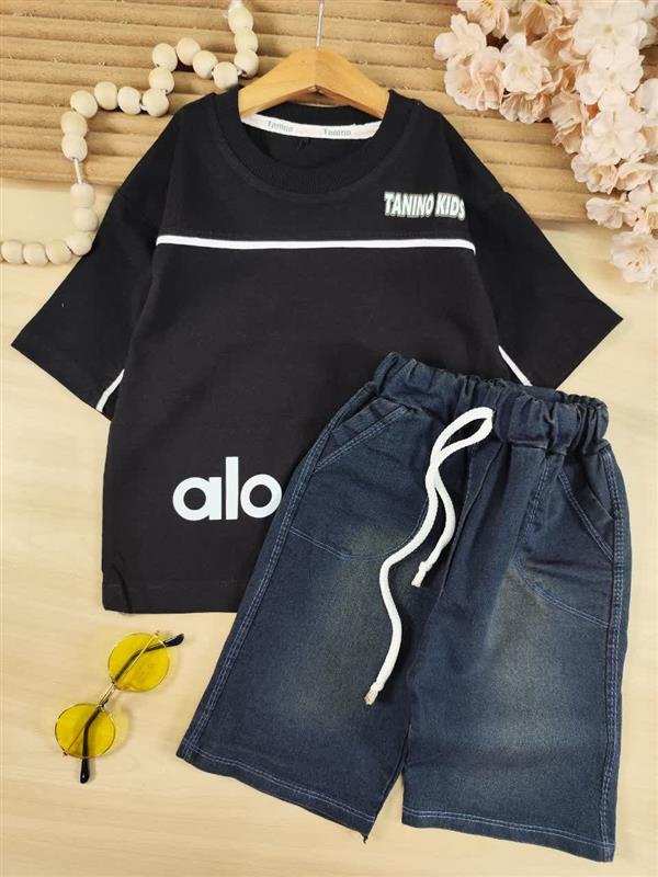 شلوارک جین اقیانوسی 