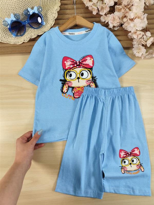 تیشرت شلوارک عینکی cute rabbit