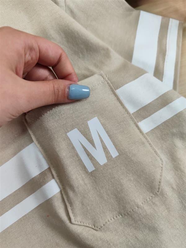 تیشرت شلوارک تک جیب M