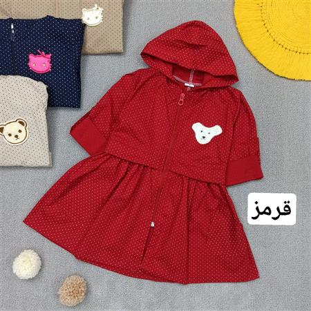 پیراهن کتان خالخالی