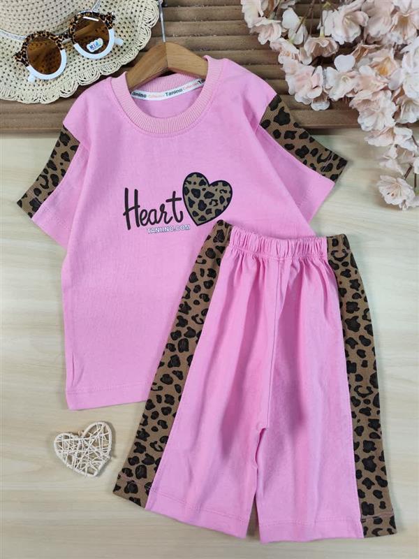 تیشرت شلوارک heart پلنگی