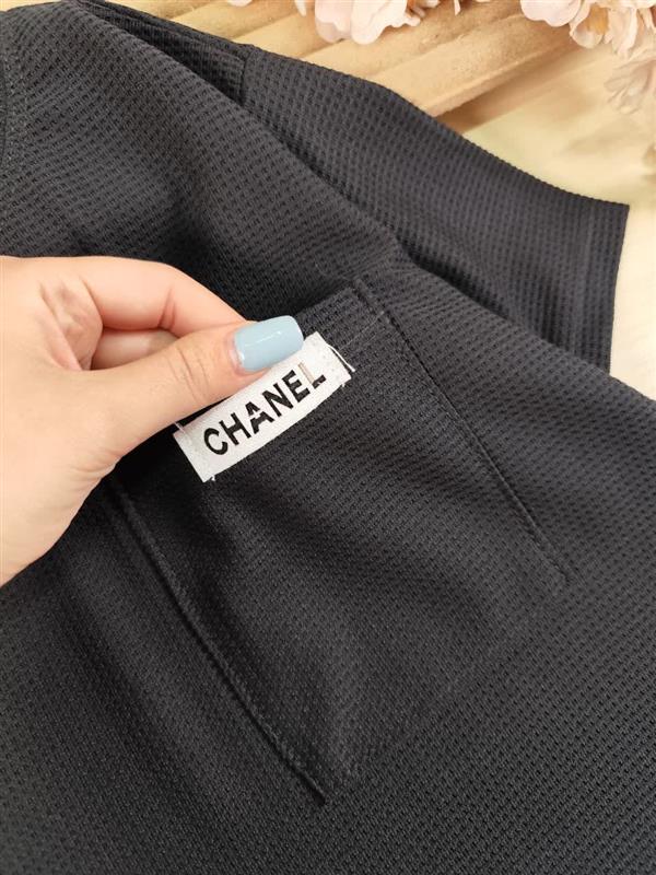 تیشرت تک مشکی مارک chanel