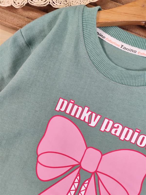 تیشرت شلوارک pinky papion