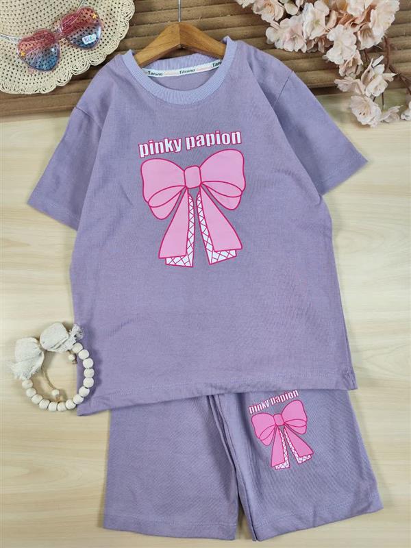 تیشرت شلوارک pinky papion