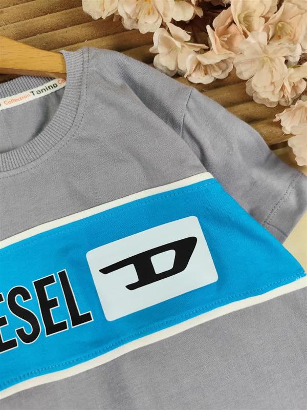 تیشرت شلوارک Diesel تیکه رنگی 