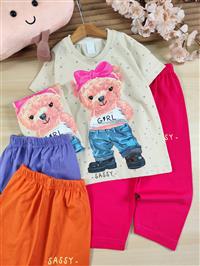 تیشرت شلوارک teddy girl 