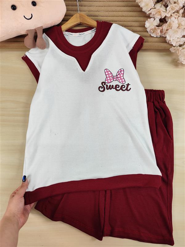 تاپ شلوارک sweet papion