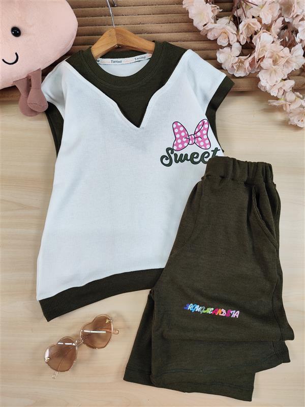 تاپ شلوارک sweet papion