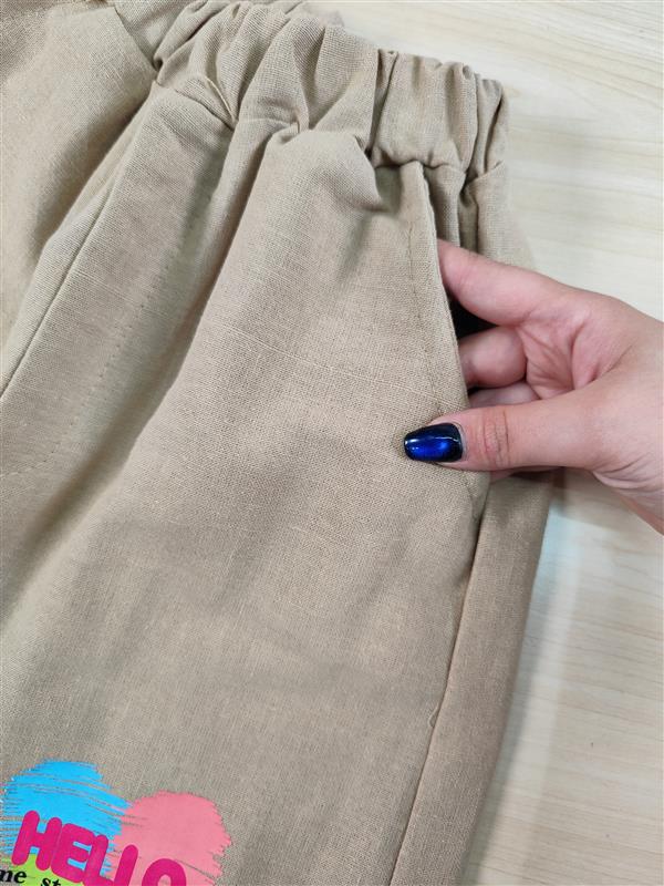 تیشرت شلوارک hello رنگی