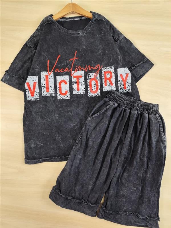 تکسایز تیشرت شلوارک victory