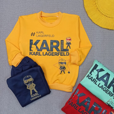 بلوز شلوار تو کرکی KARL