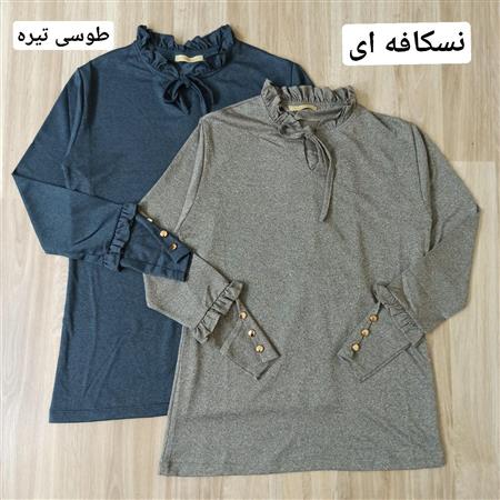بلوز تک یقه چین دار زنانه