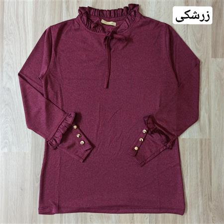 بلوز تک یقه چین دار زنانه