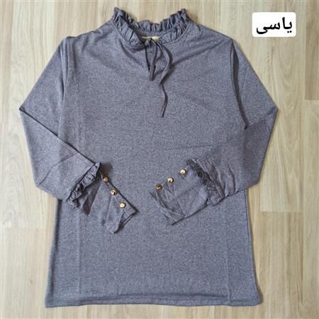 بلوز تک یقه چین دار زنانه