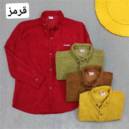 پیراهن پسرانه مخمل کبریتی