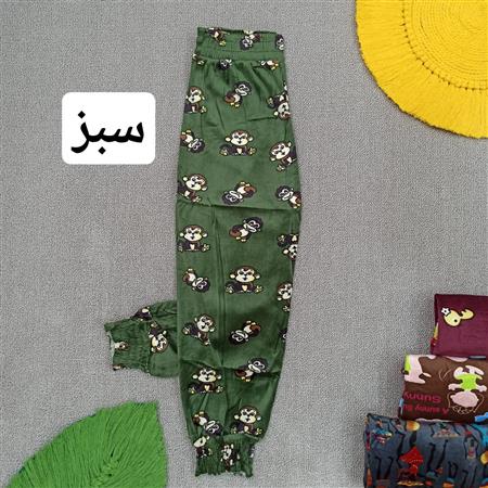 شلوار مخمل سنبادی طرح میکس