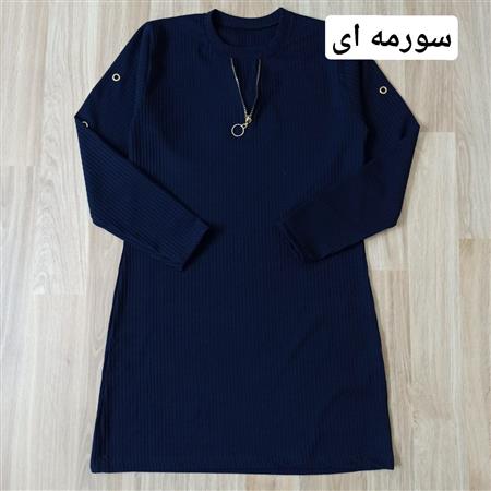 تونیک آستین پانچ یقه زیپی زنانه