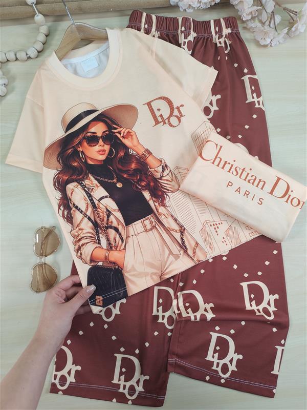 تیشرت شلوار Dior lady