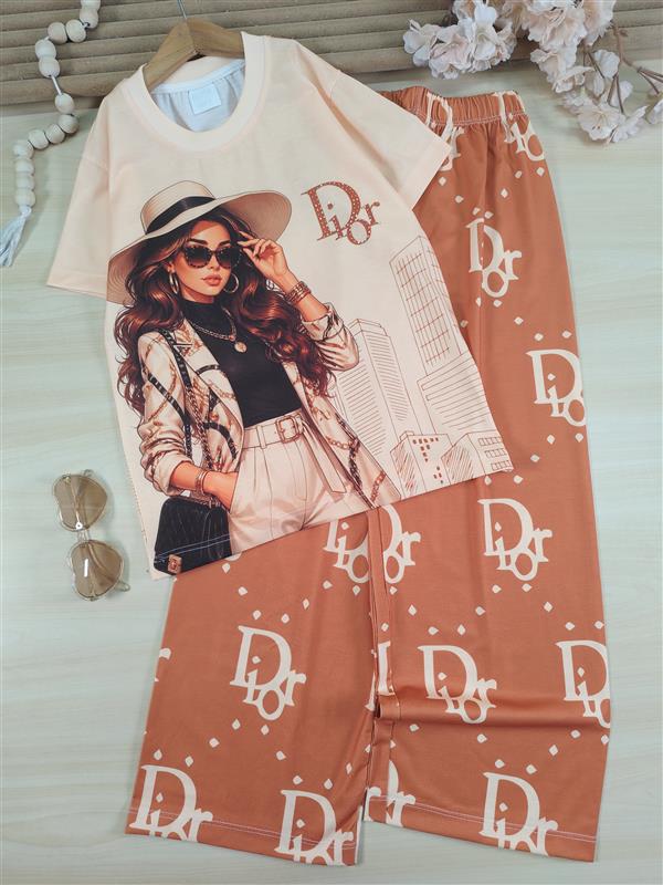 تیشرت شلوار Dior lady