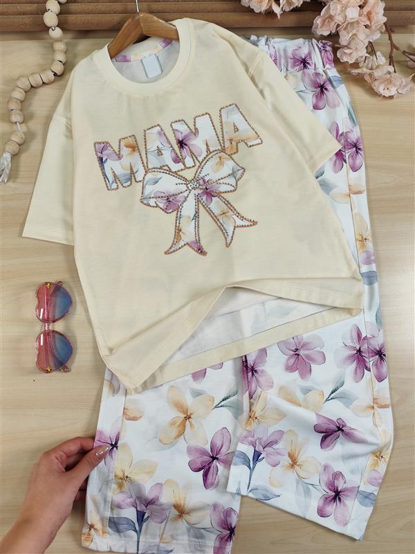 تیشرت شلوار mama papion