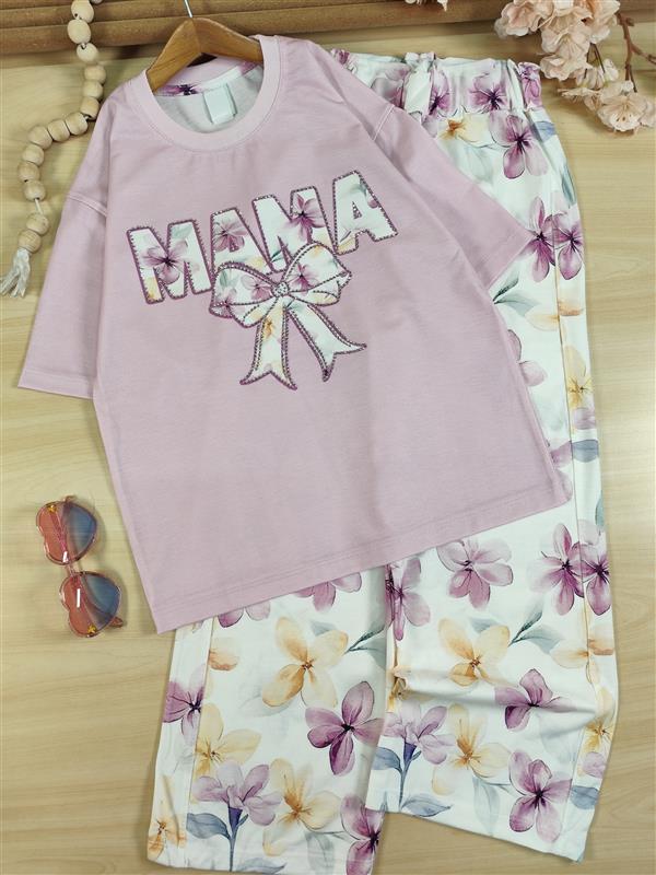 تیشرت شلوار mama papion