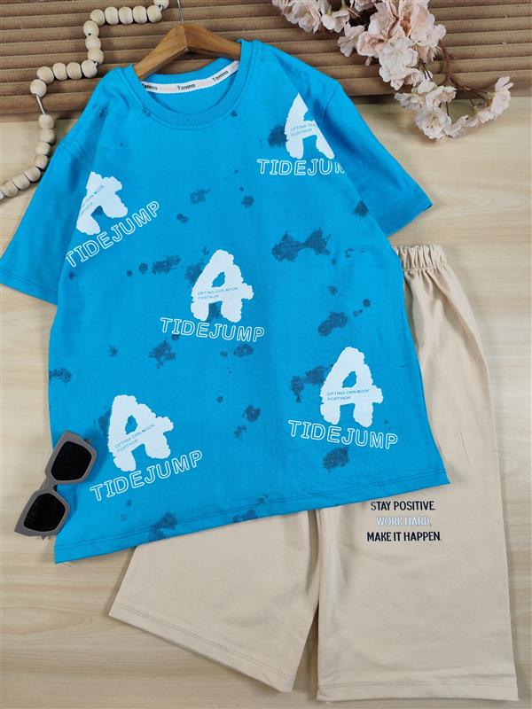 تیشرت شلوارک tide jump