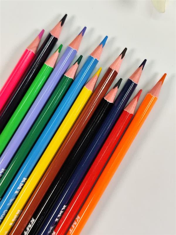 مدادرنگی 12رنگ استوانه ای