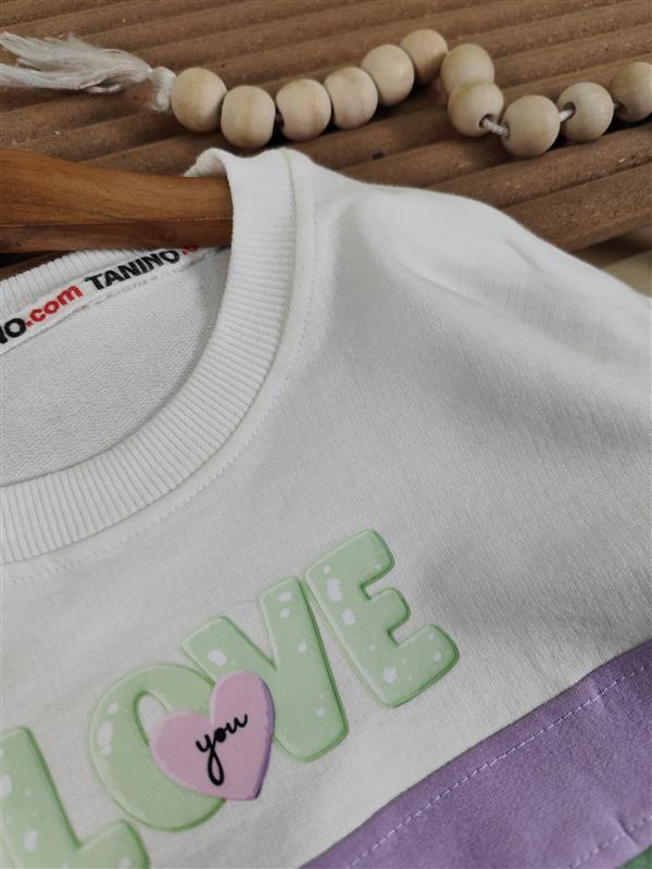 تیشرت شلوار love رنگی