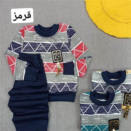 بلوز شلوار راه راه زیگزاکی