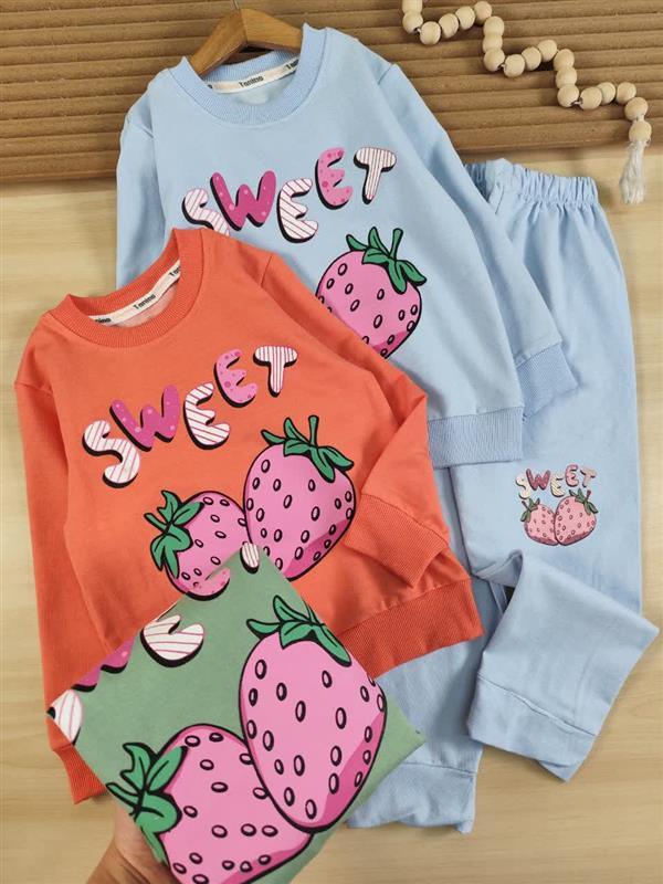بلوز شلوار توت فرنگی sweet