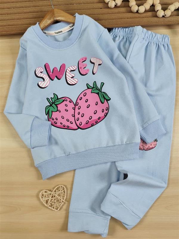 بلوز شلوار توت فرنگی sweet - تصویر 3