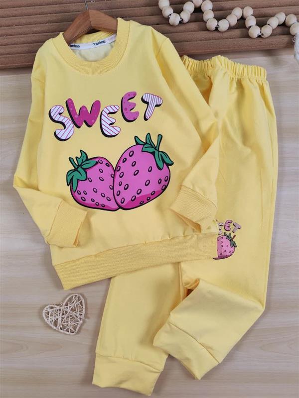بلوز شلوار توت فرنگی sweet - تصویر 2